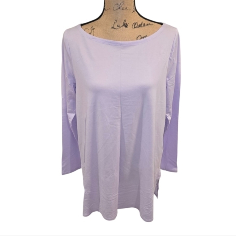 Eileen Fisher Super Soft Lavender Women's Tunic Top Size Medium New
